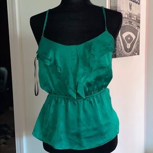 Silky green top